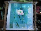 浅淡乱针绣作品《荷花》的创作体会